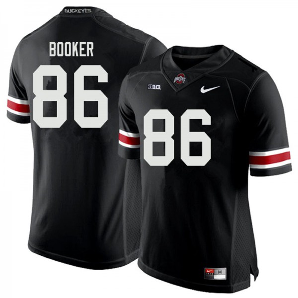 Ohio State Buckeyes #86 Chris Booker Men Official Jersey Black OSU41701